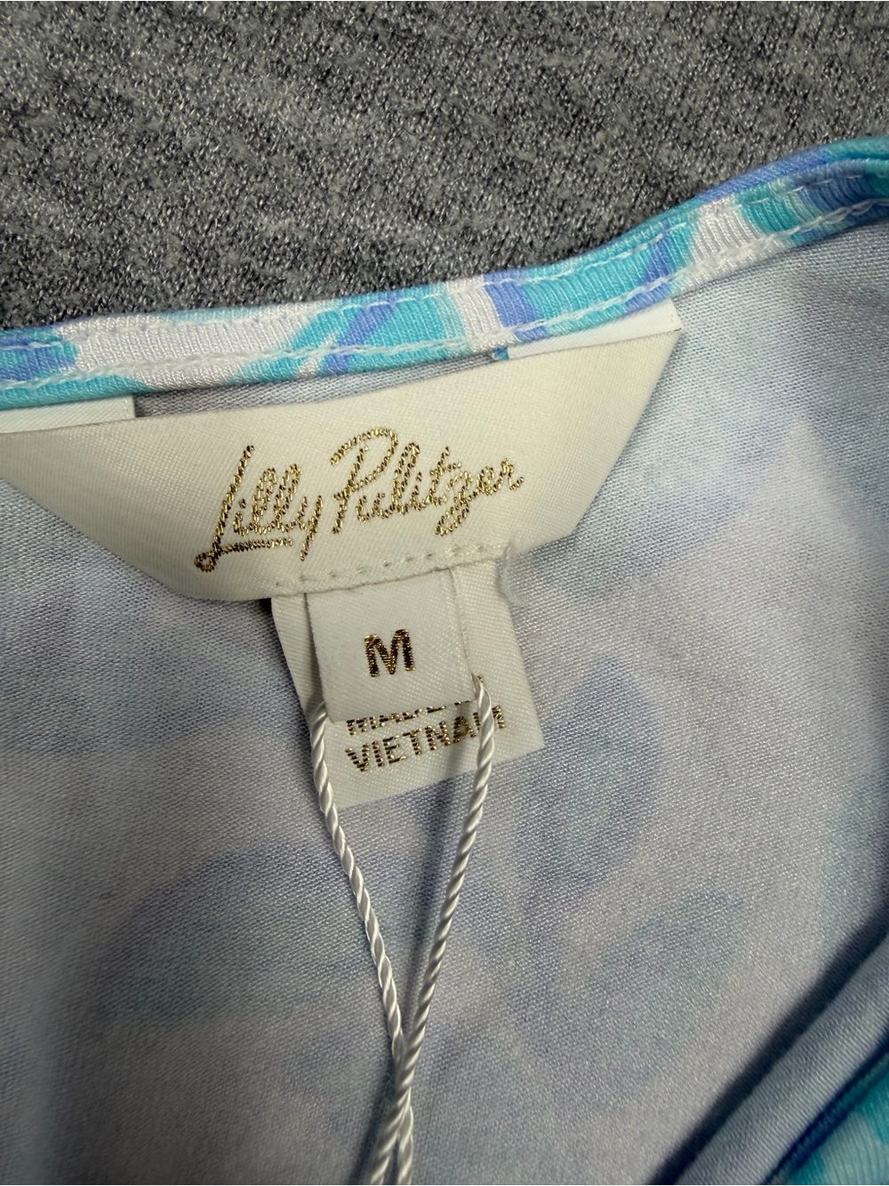NWT Lilly Pulitzer Shaw Dress in Jacaranda Blue Simply The Zest Women’s Medium - Picture 8 of 13